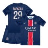 Officiële Voetbalshirt + Korte Broek Paris Saint-Germain Bradley Barcola 29 Thuis 2024-25 - Kids